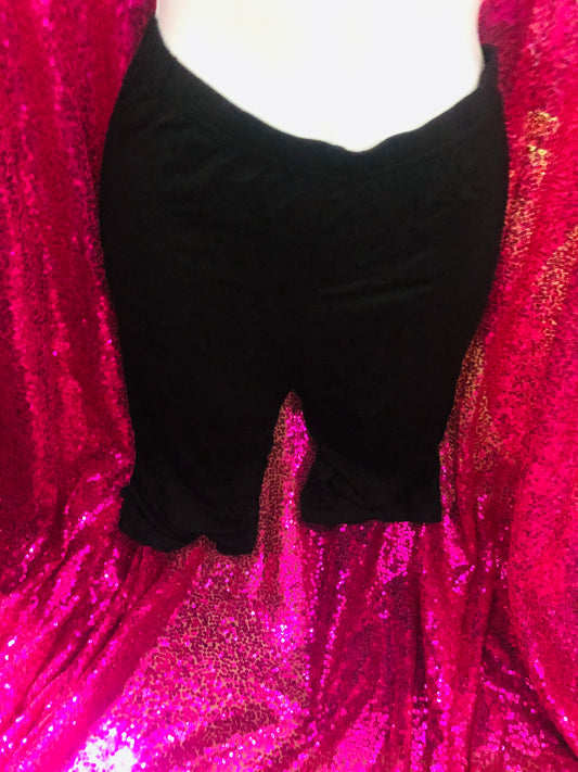 Black shorts kids tights size 8