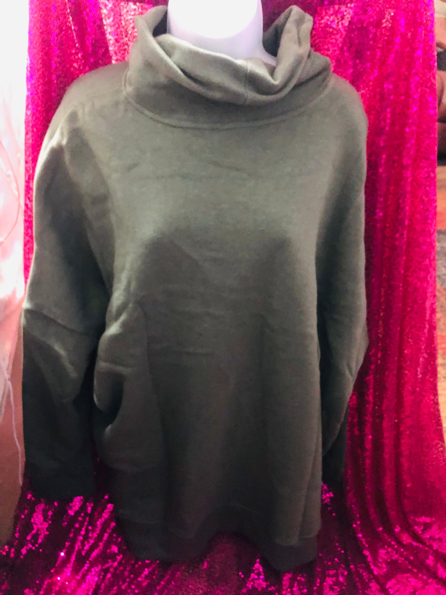 Green sweat shirt  womens xx large