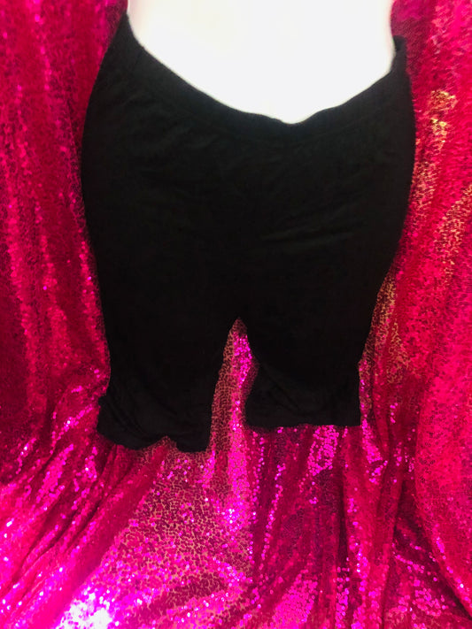 Black shorts tights size 12 kids